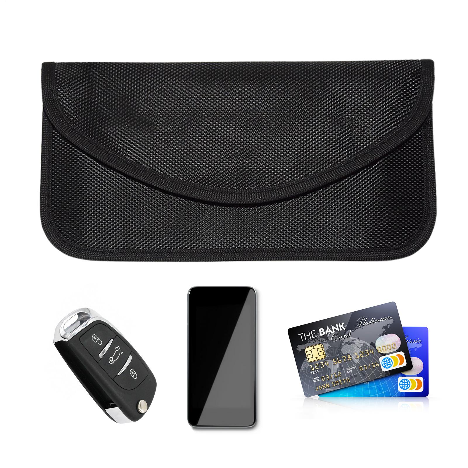 Car Key Signal Blocker - 信号遮断バッグ シールドポーチ ウォレットケース ブロックケージポーチ キーレス車のキー用 放射線保護