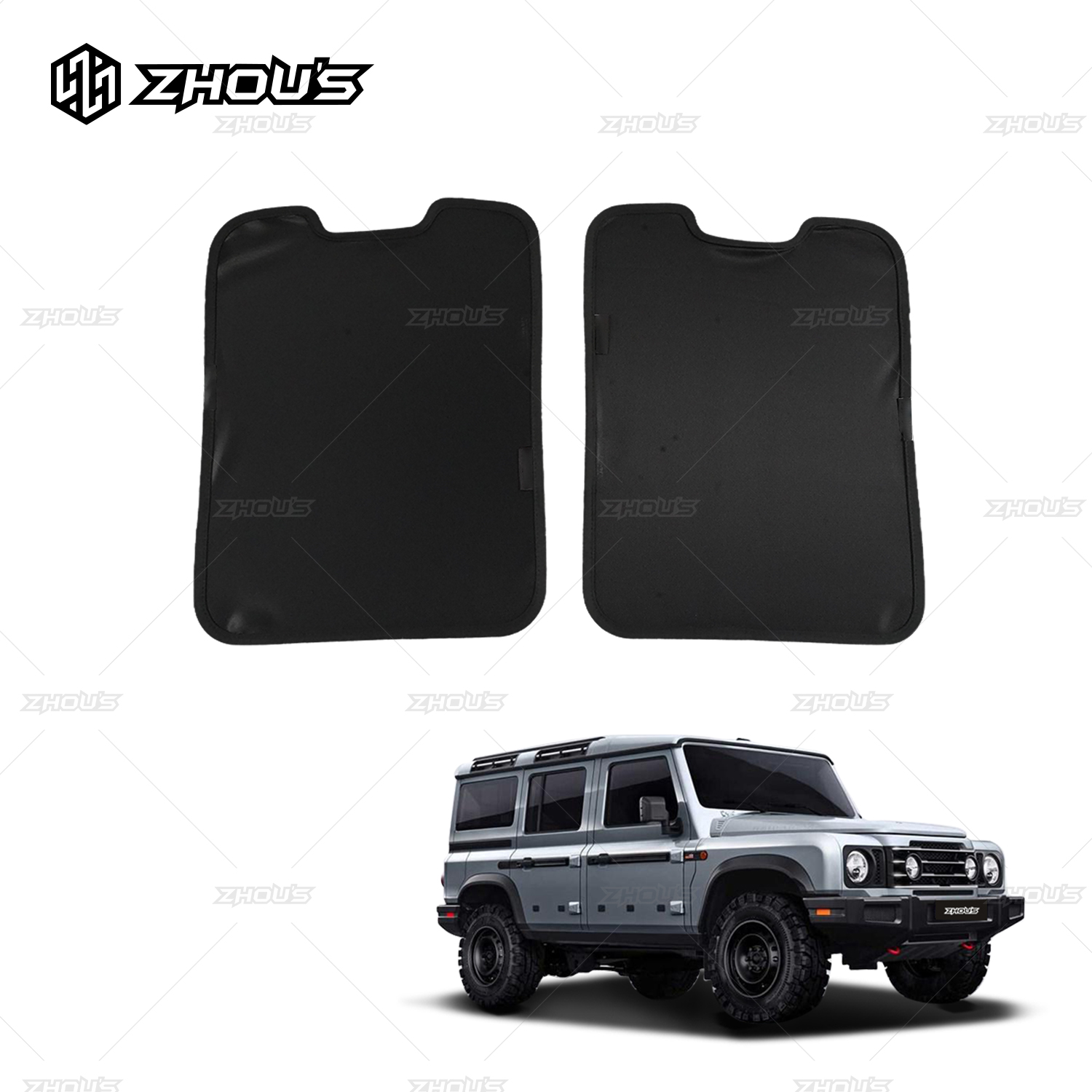 Car Accessories Window - カーアクセサリー サファリ ウィンドウシェードカバー（メッシュ） イネオス グレナディア用