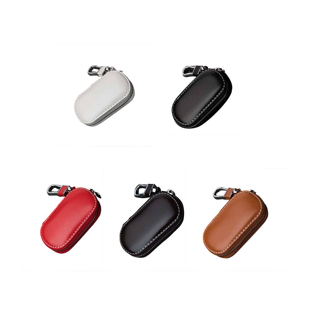 Car Key Signal Blocker - 多機能の革製キーケース,キーをクリーニングするためのキーケース,木のパターン,キーレス,トークン,車,RFID,セキュリティ,有名