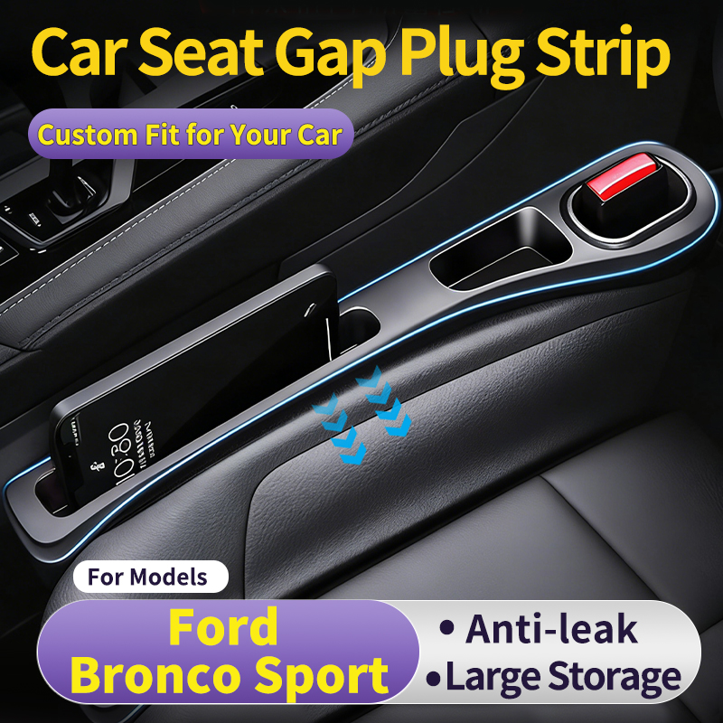Car Accessories App - 車の隙間埋めストリップ フォード ブロンコ スポーツ用 2個セット 車の隙間漏れ防止ストリップ
