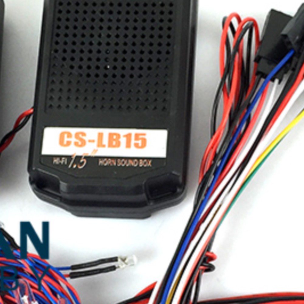 Car Accessories Sound System - 2 in 1サウンド＆ライトシステムグループは、1/14タミヤRCトラックScaina Man、1/10クローラーカーTrx4、Scx10アクセサリーに適しています。