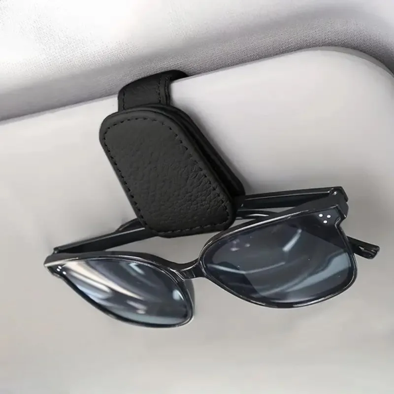 Car Accessories For Inside - 車のサンバイザーメガネケースホルダーサングラスクリップチケットカードクリップ多機能ポータブルクリップ自動車インテリアアクセサリー