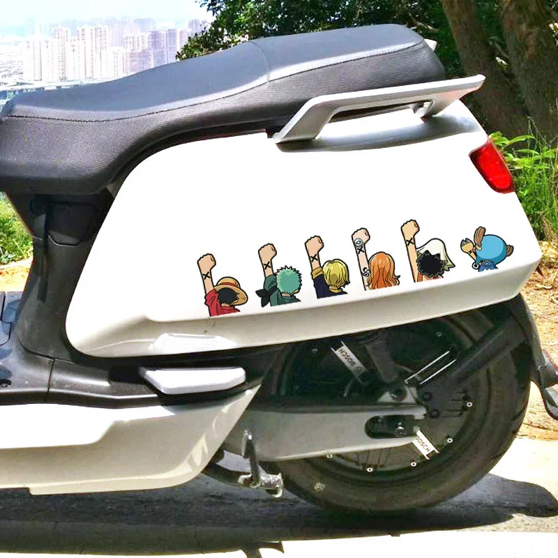 アニメワンピース車のステッカー漫画ルフィバックコンビネーショ - Car Accessories Japanese のレビューと価格