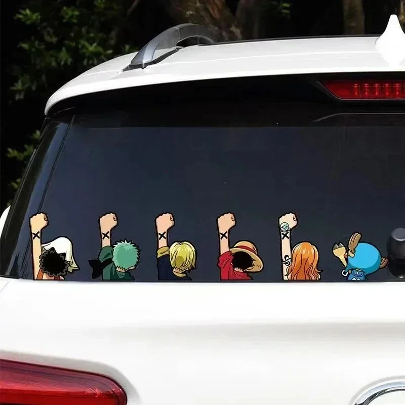 アニメワンピース車のステッカー漫画ルフィバックコンビネーショ - Car Accessories Japanese のレビューと価格