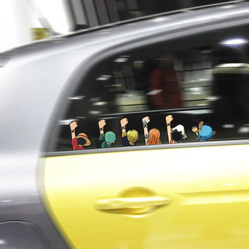 アニメワンピース車のステッカー漫画ルフィバックコンビネーショ - Car Accessories Japanese のレビューと価格