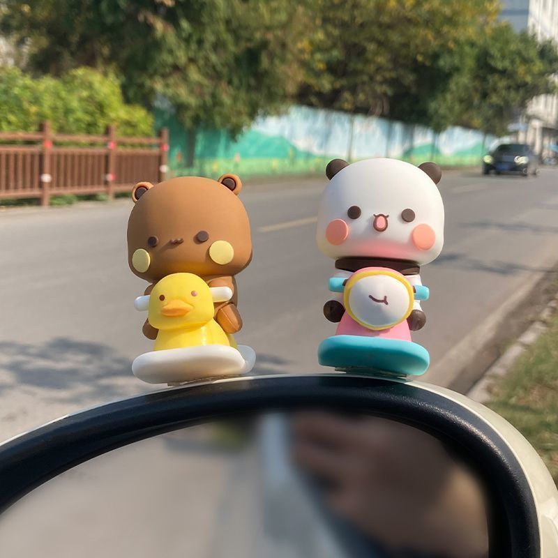 Yier Bubu スプリングスイングフィギュア かわいい漫 - Car Accessories For Inside のレビューと価格