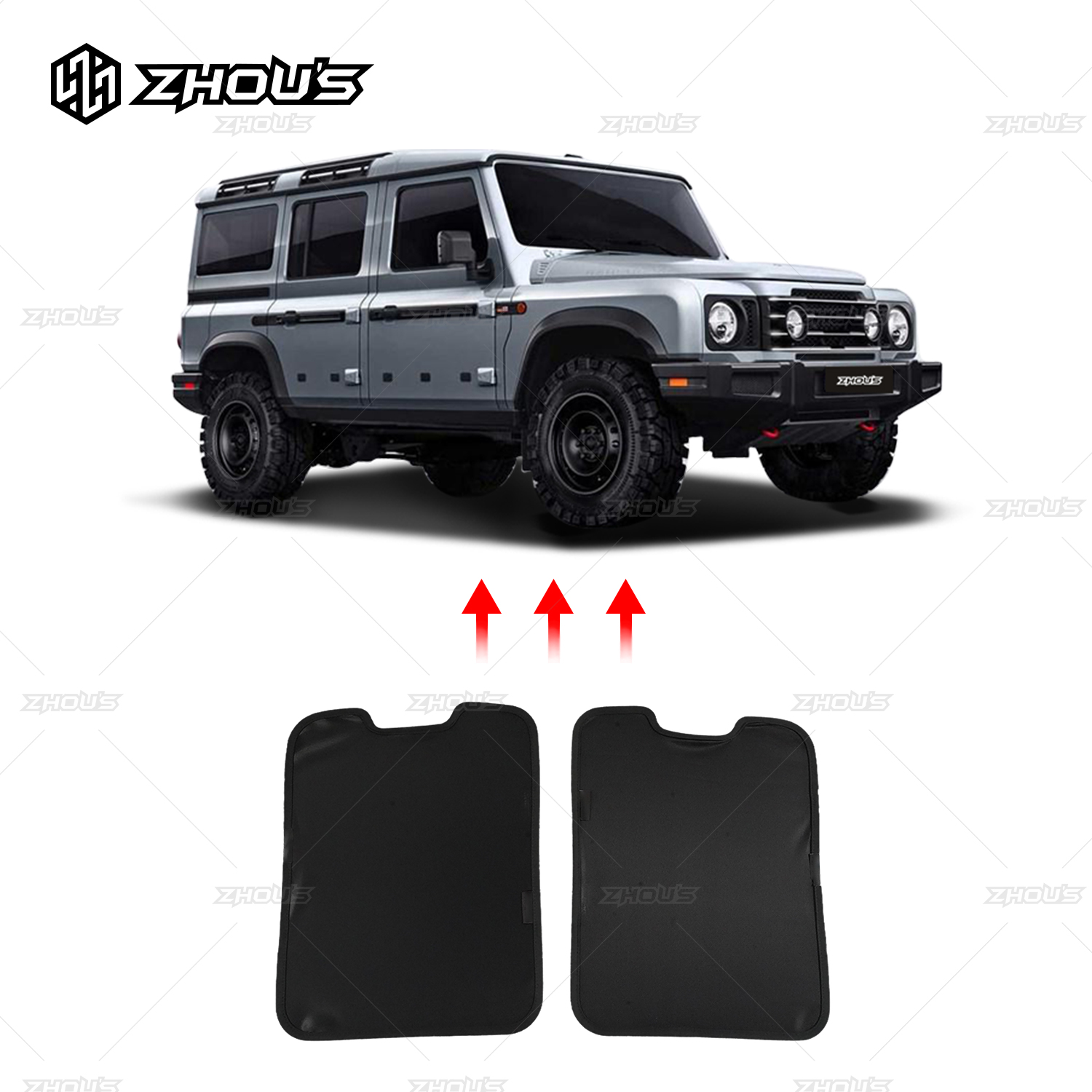 カーアクセサリー サファリ ウィンドウシェードカバー（メッシ - Car Accessories Window のレビューと価格