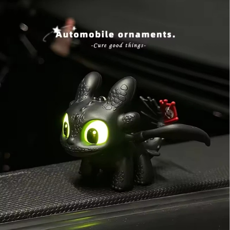 本物のかわいい光る歯のない車内装飾品、ナイトフューリーウィン - Car Accessories For Inside のレビューと価格
