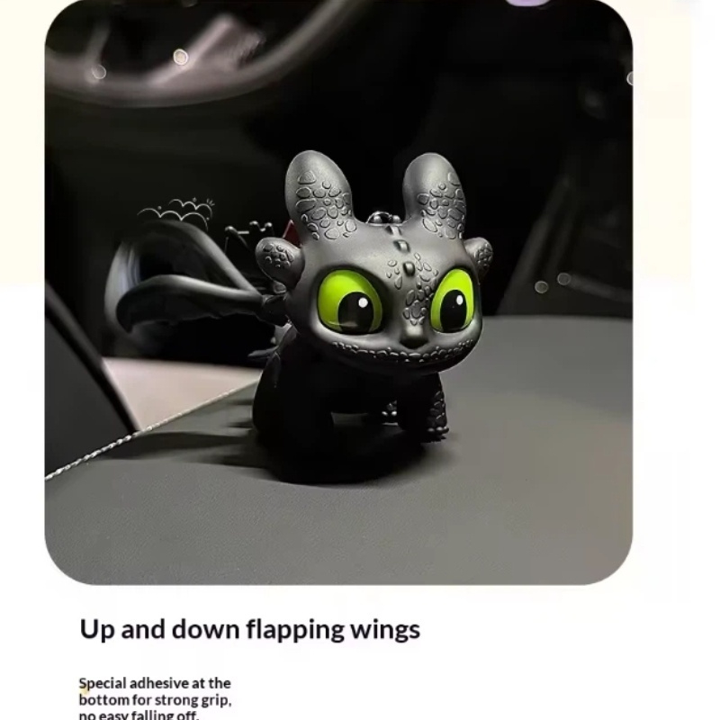 本物のかわいい光る歯のない車内装飾品、ナイトフューリーウィン - Car Accessories For Inside のレビューと価格