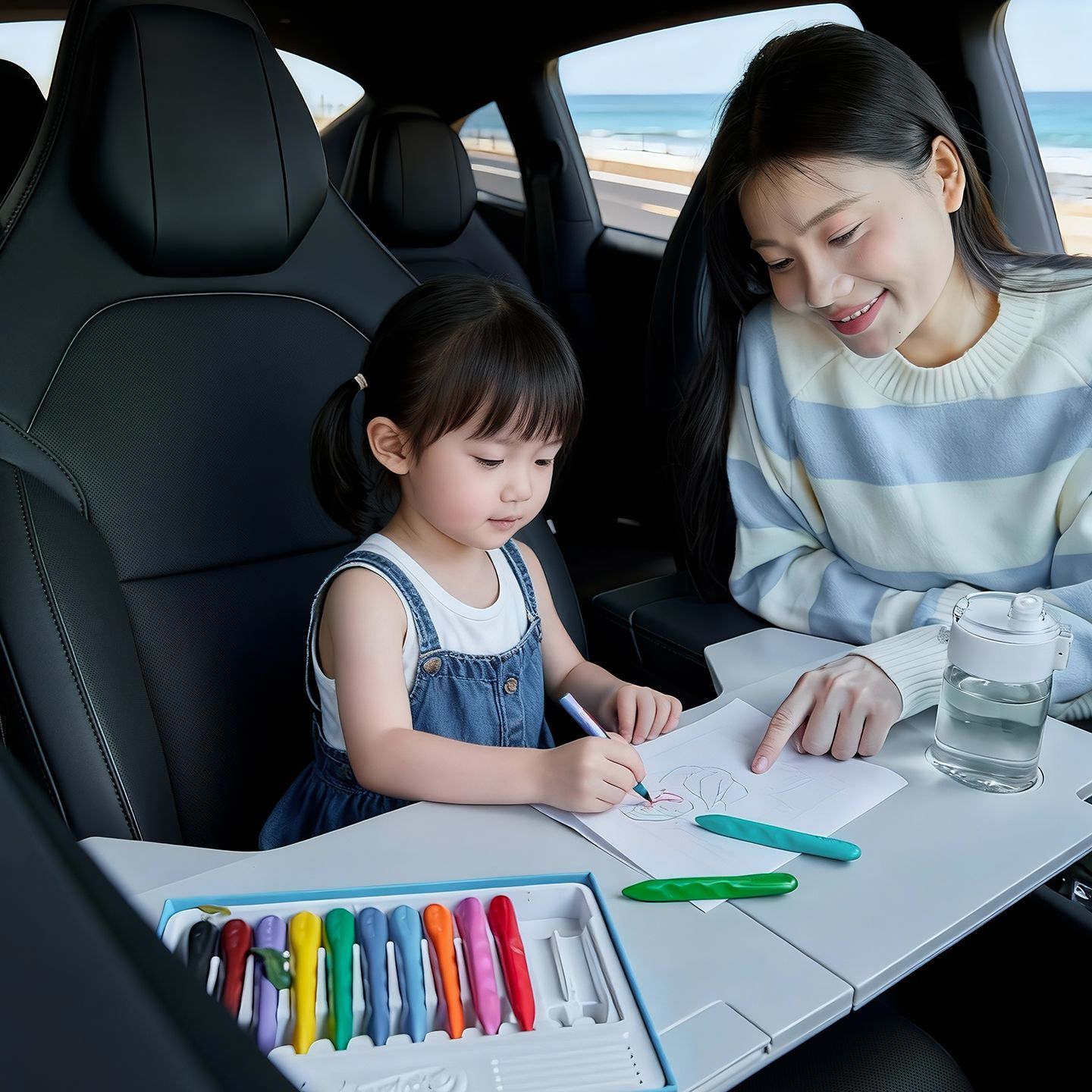 折りたたみ式車用デスク テスラモデル 3/Y/S/X 多機能 - Car Accessories App のレビューと価格