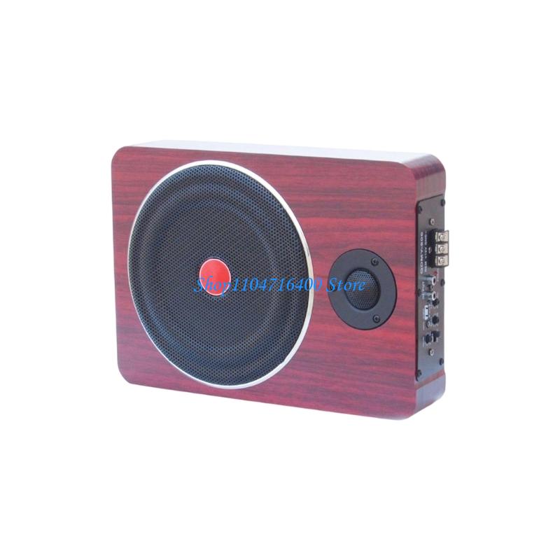 y1gd オートサウンド低音スピーカー無垢材構造木目車両サブ - Car Accessories Sound System のレビューと価格