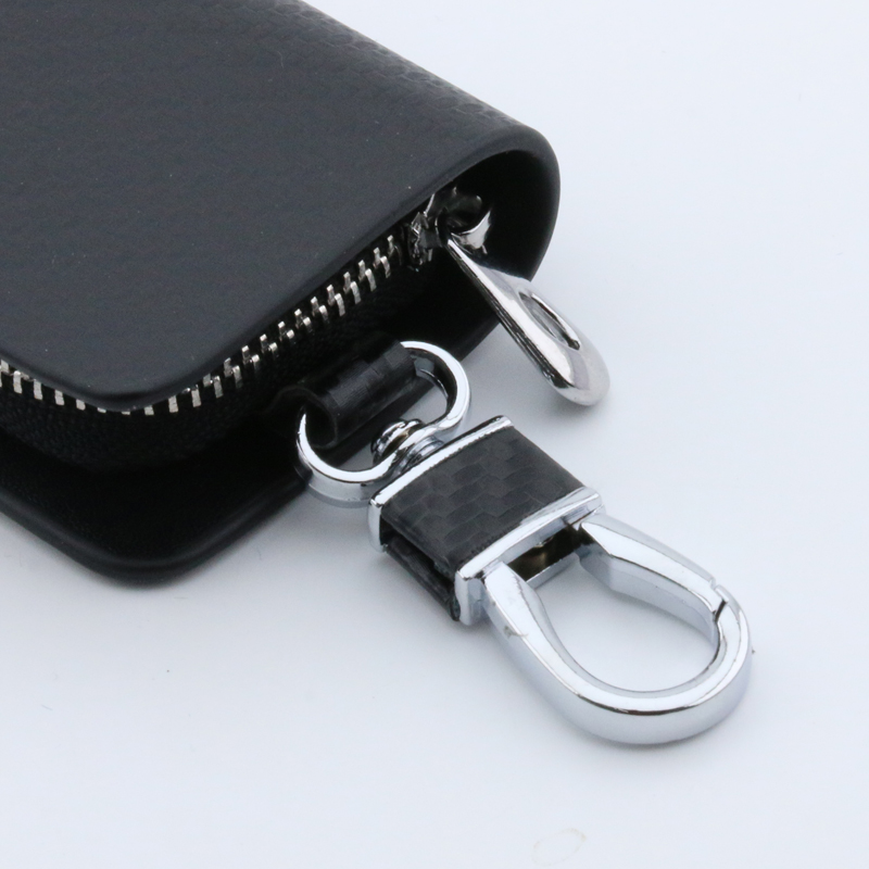カーボンブラック ユニバーサルカーキーウォレットケースバッグ - Car Key Signal Blocker のレビューと価格