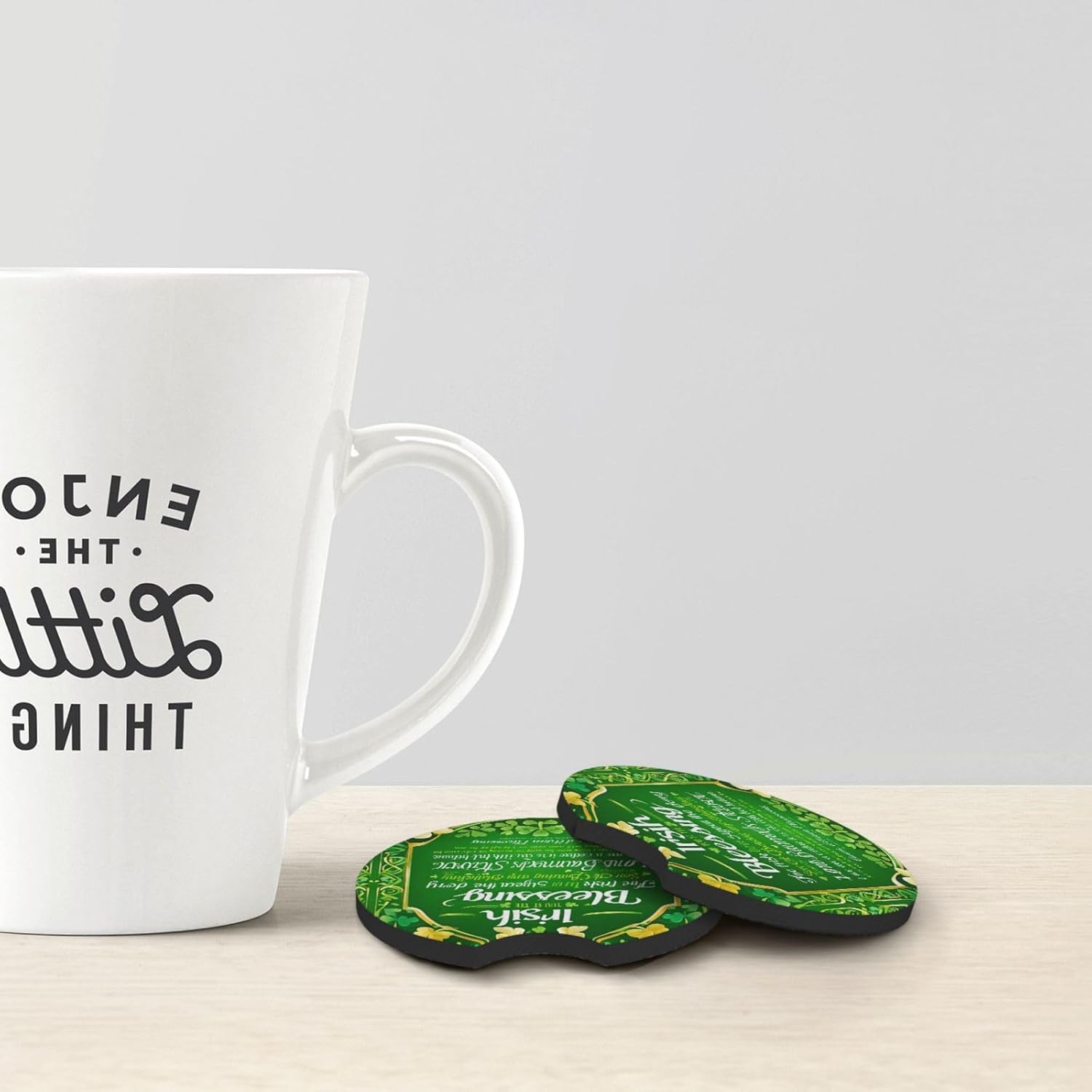 アイルランドの祝福 聖パトリックの日プリント カーカップコー - Car Accessories For Women のレビューと価格