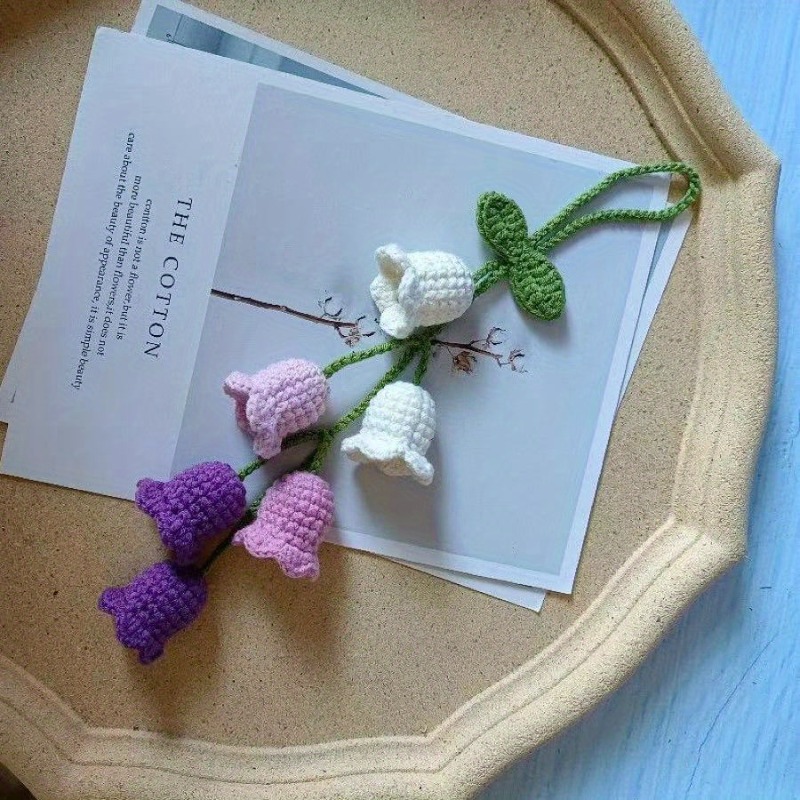 1個入り 蝶々の花の手編みカーペンダント バックミラーチャー - Car Accessories Mirror Hanging のレビューと価格