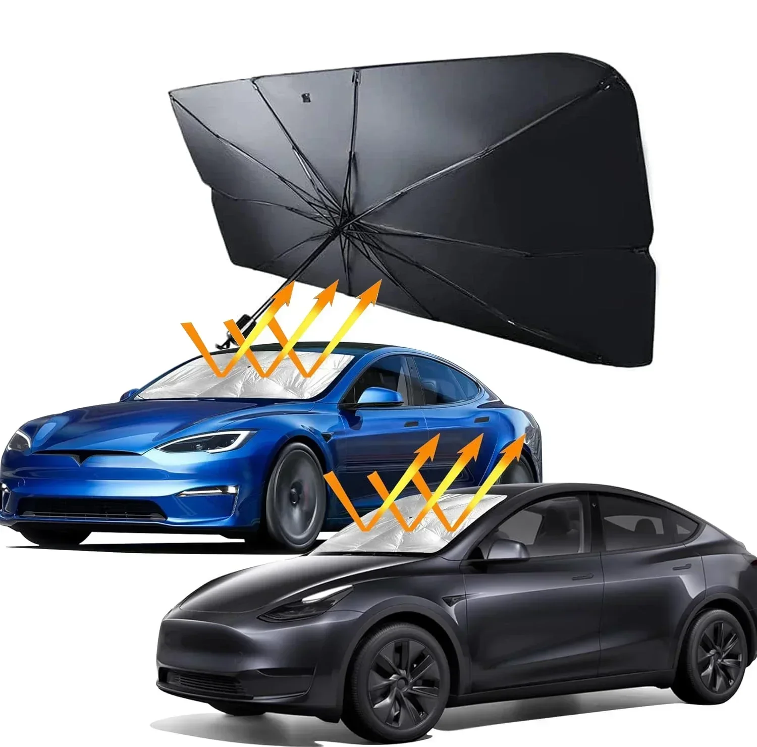 車のフロントガラスサンシェード多機能便利な折りたたみ式車用パ - Car Accessories For Interior のレビューと価格