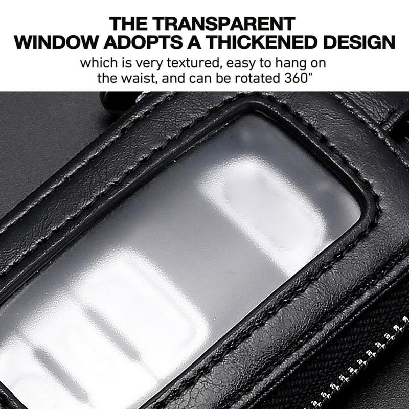 革製車のキーバッグユニセックスキープロテクターキーホルダー多 - Car Key Signal Blocker のレビューと価格
