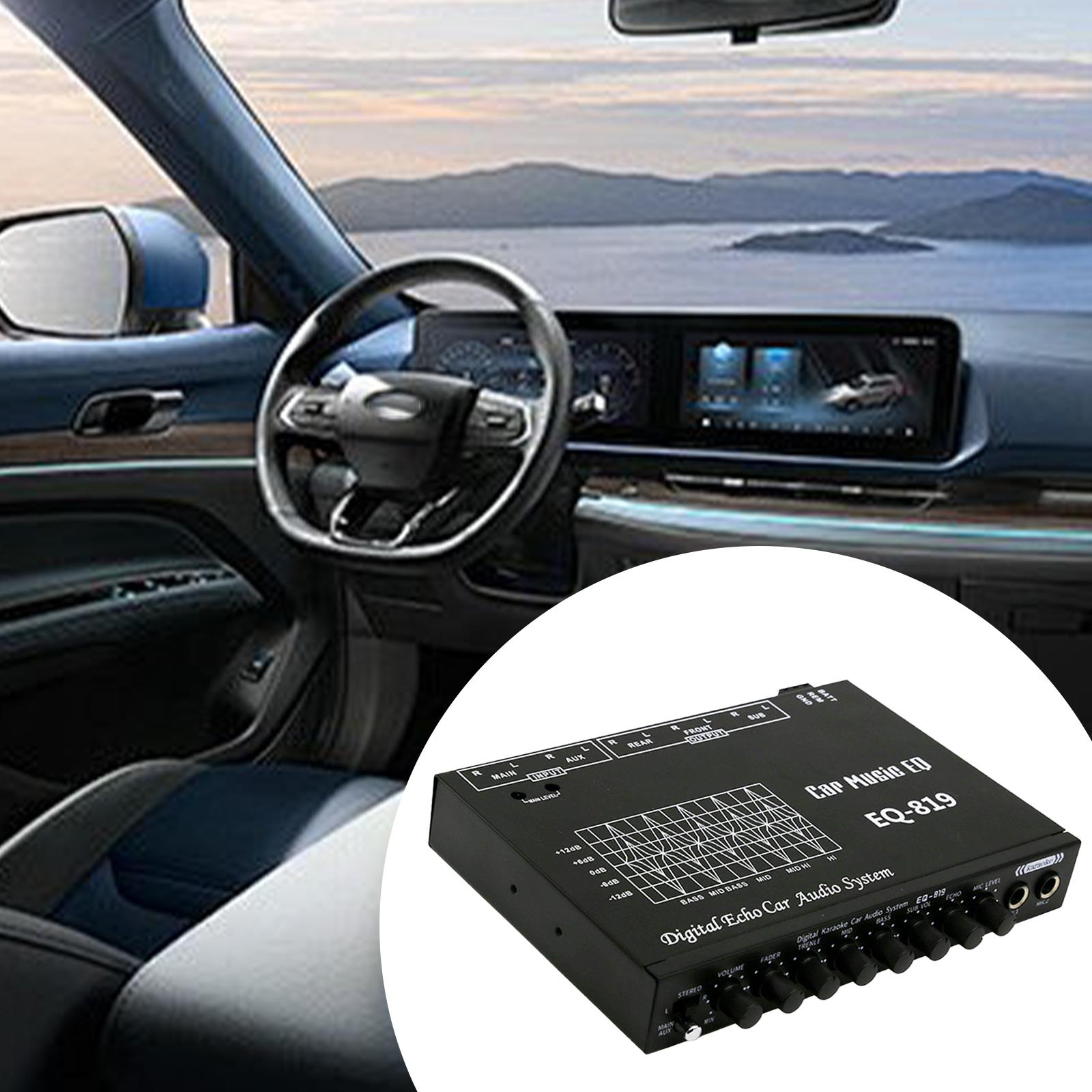 カーオーディオ イコライザー ブラック サウンド コントロー - Car Accessories Sound System のレビューと価格