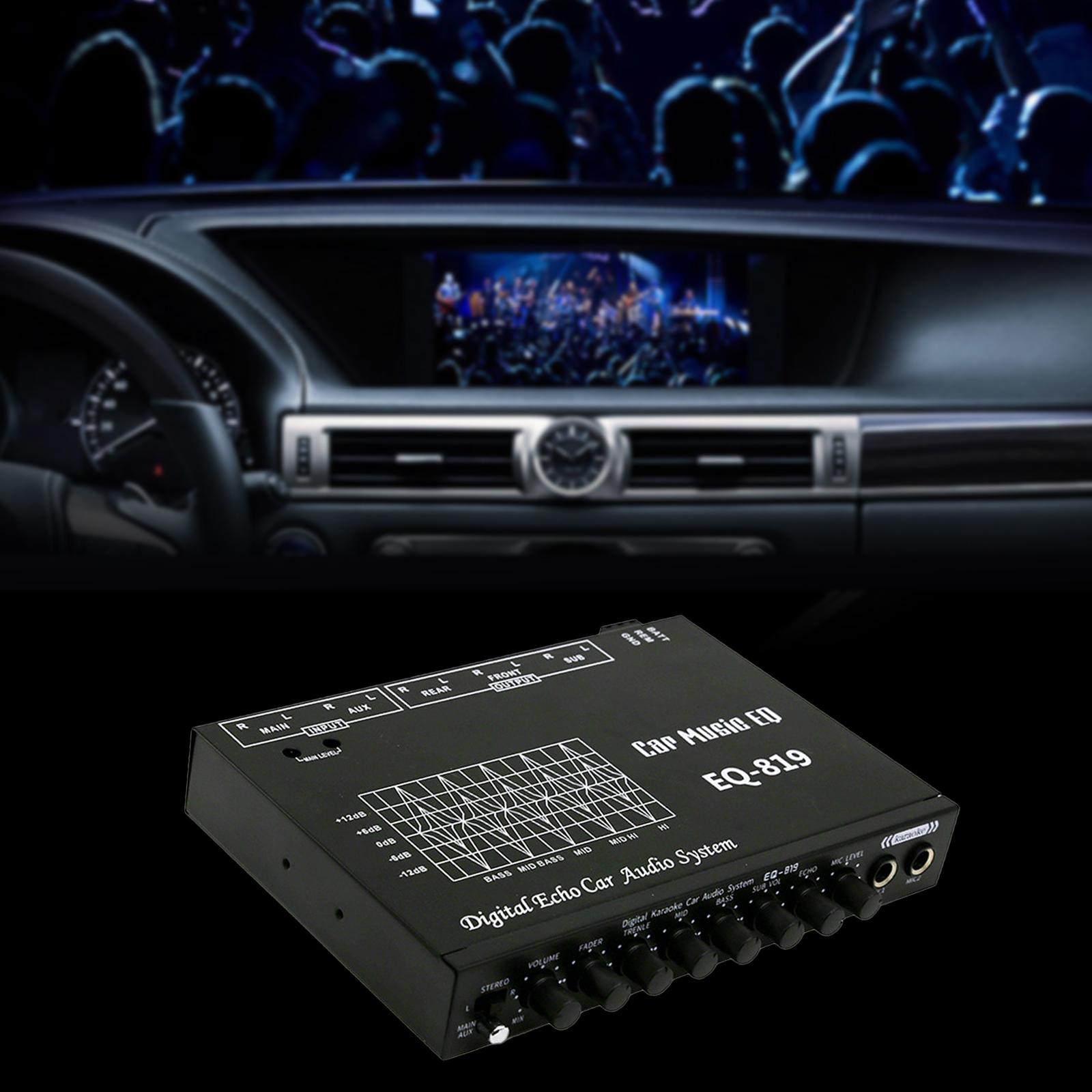 カーオーディオ イコライザー ブラック サウンド コントロー - Car Accessories Sound System のレビューと価格