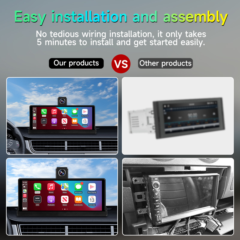 10.26インチ純正車載スタイルワイヤレスCarPlayスク - Car Dash Cam のレビューと価格
