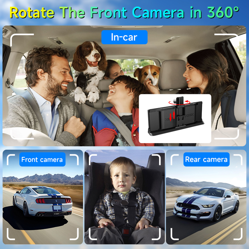 10.26インチ純正車載スタイルワイヤレスCarPlayスク - Car Dash Cam のレビューと価格