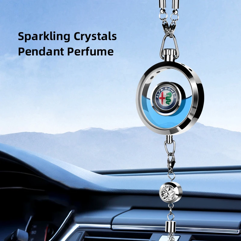 ハブキャップ車のバックミラー香水ペンダントフレグランスハンギ - Car Accessories Mirror Hanging のレビューと価格