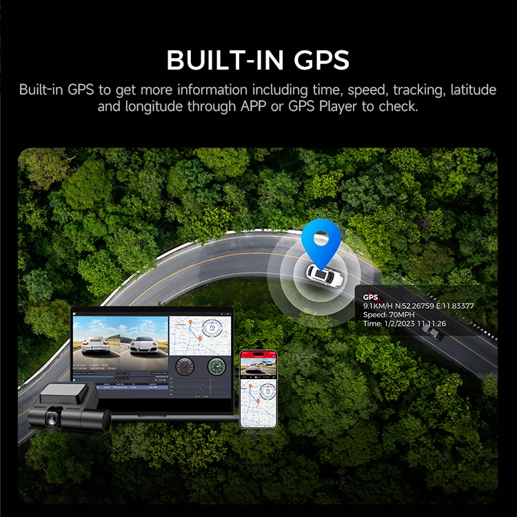 LINGDU V630 4K 2.4インチ画面 Wifi 6 - Car Dash Cam のレビューと価格
