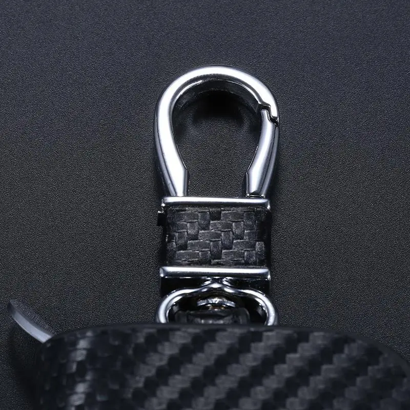 88 ロゴ革車のキーホルダーキーケースカバージッパーキーケー - Car Key Signal Blocker のレビューと価格
