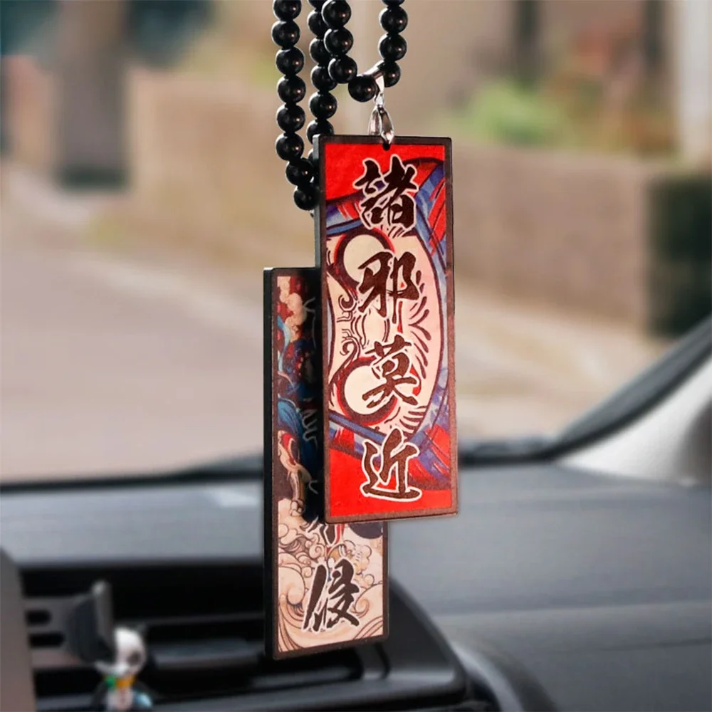 ホットステッカー-ビーズ付きアクリルバックミラーペンダント, - Car Accessories Mirror Hanging のレビューと価格
