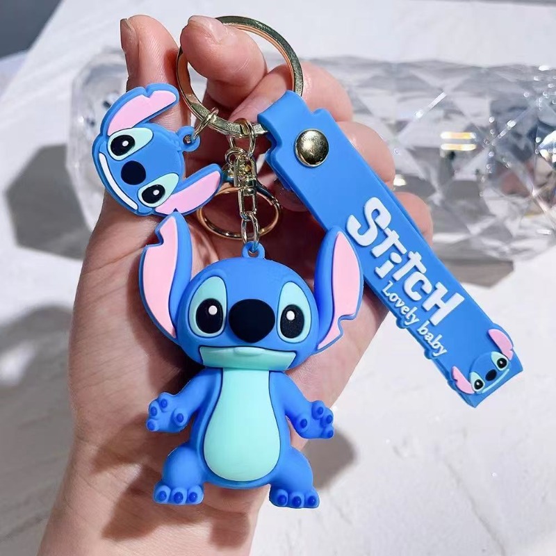 かわいいリロ＆スティッチおもちゃキーホルダーアニメスティッチ - Car Accessories For Women のレビューと価格
