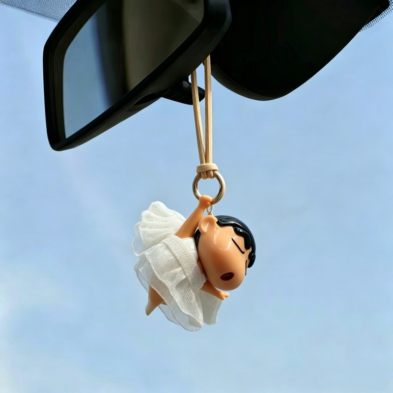 クレヨンしんちゃん エンジェルバレエ ミニカーバックミラー吊 - Car Accessories For Inside のレビューと価格