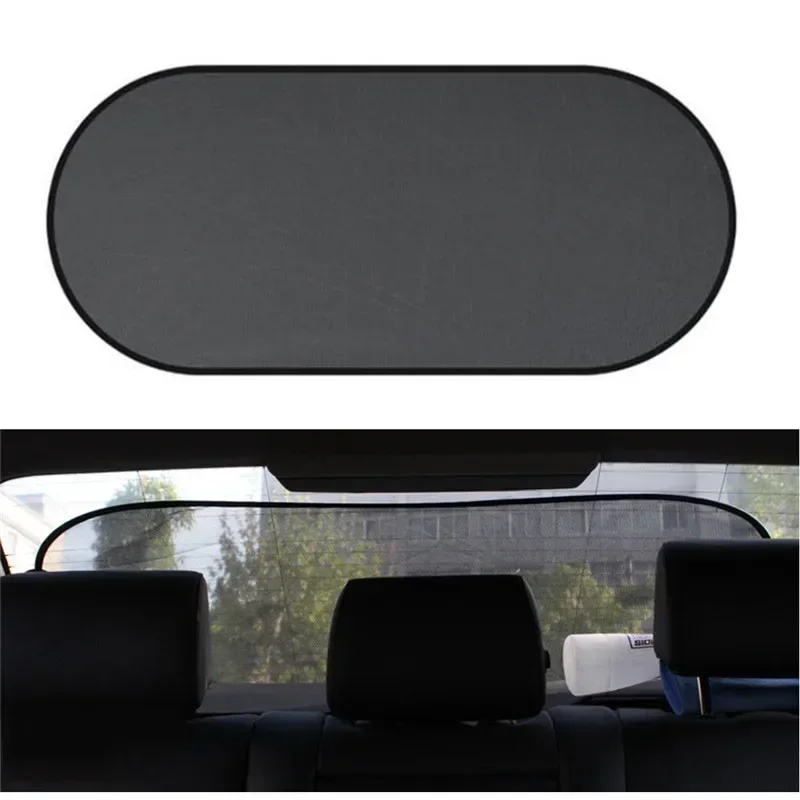1 セット黒窓カーテンサイドガラスメッシュサンシェードアクセ - Car Accessories Window のレビューと価格