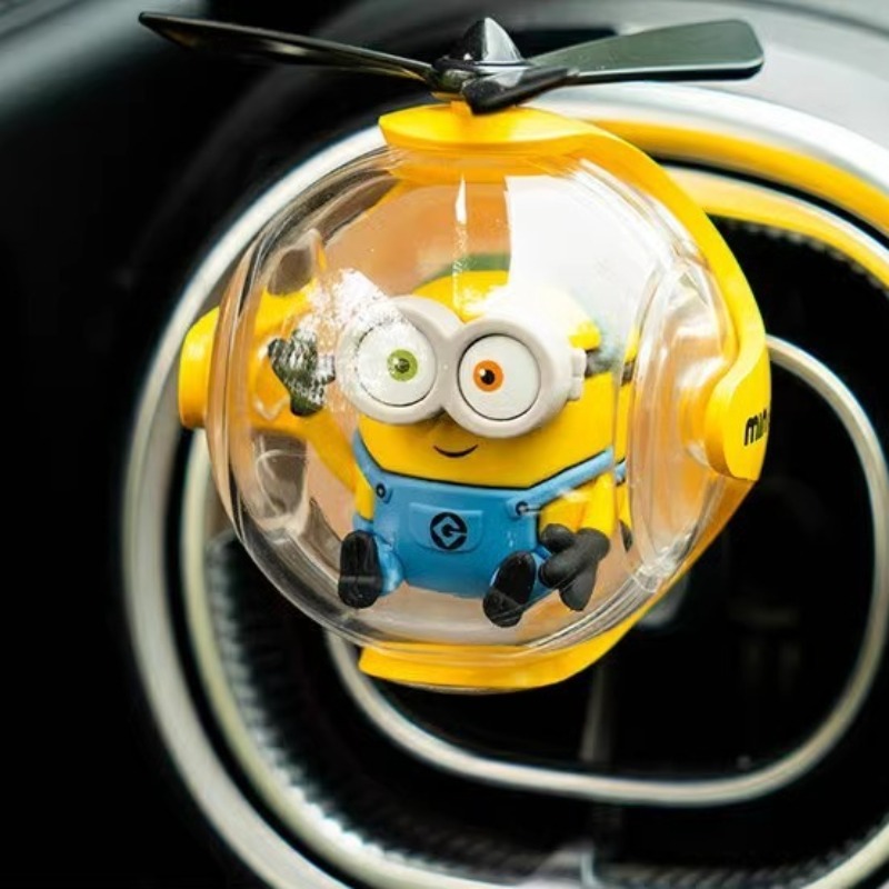 ミニオン風車用芳香剤、かわいい漫画風車用香水クリップ、クリエ - Car Accessories For Inside のレビューと価格
