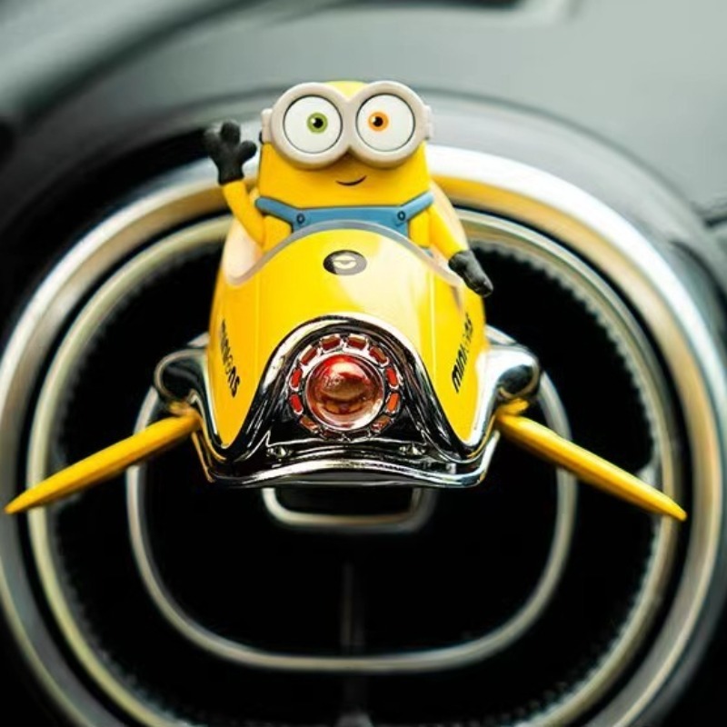 ミニオン風車用芳香剤、かわいい漫画風車用香水クリップ、クリエ - Car Accessories For Inside のレビューと価格
