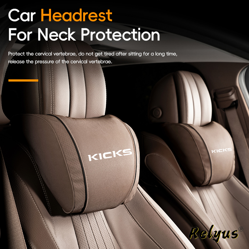 車のナッパヘッドレスト 3D 快適な首枕保護ソフトふわふわシ - Car Accessories Nearby のレビューと価格