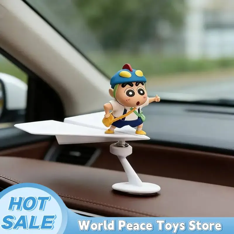 回転航空機クレヨンしんちゃん車のダッシュボード装飾品自動車イ - Car Accessories For Inside のレビューと価格