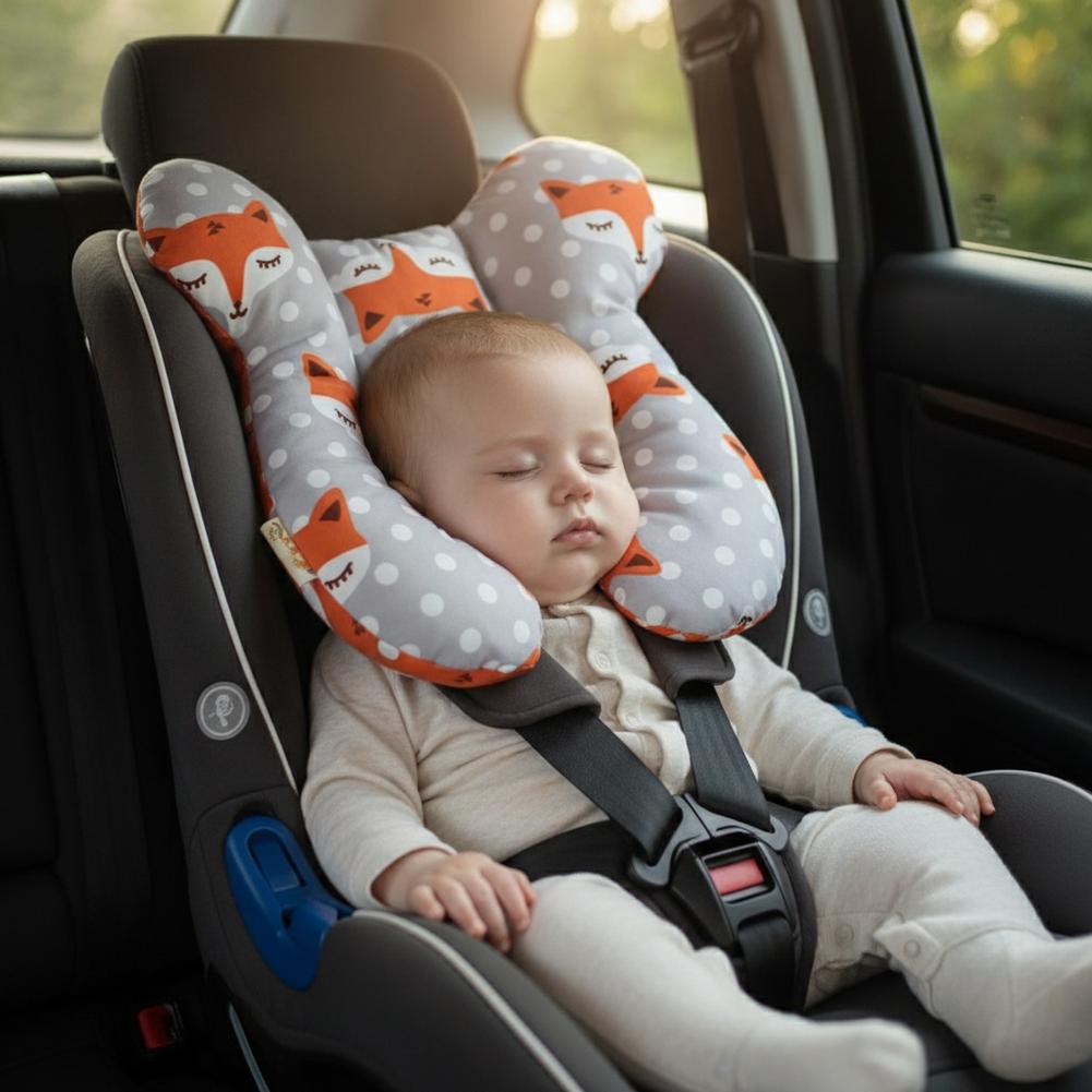 1 個ベビー U 字型旅行ネック枕漫画ベビーカー枕ヘッドサポ - Car Accessories Nearby のレビューと価格