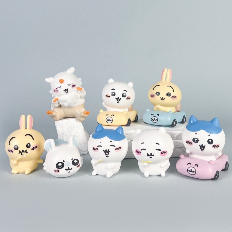 流行の置物 ハチワレうさぎ 漫画風 かわいい 車内装飾品 小 - Car Accessories For Inside のレビューと価格