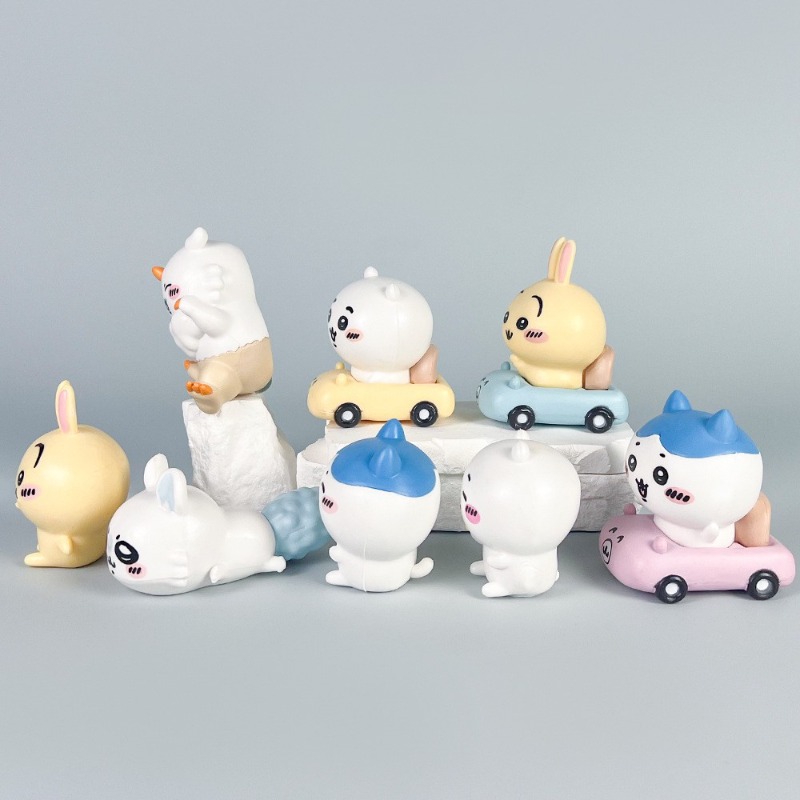 流行の置物 ハチワレうさぎ 漫画風 かわいい 車内装飾品 小 - Car Accessories For Inside のレビューと価格