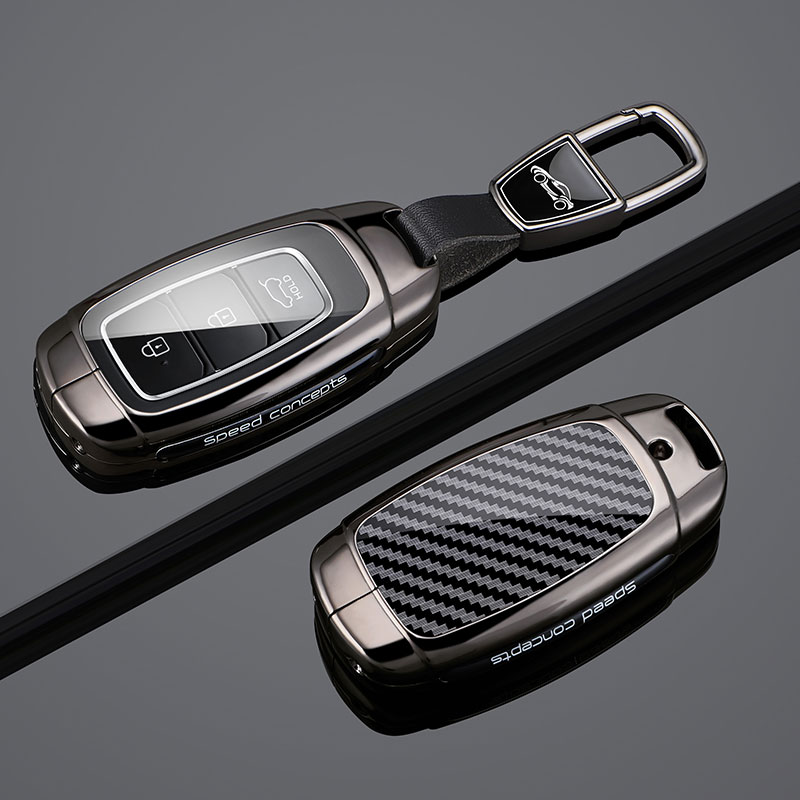 金属カーボンファイバー製車キーフォブケースカバー、ヒュンダイ - Car Key Signal Blocker のレビューと価格