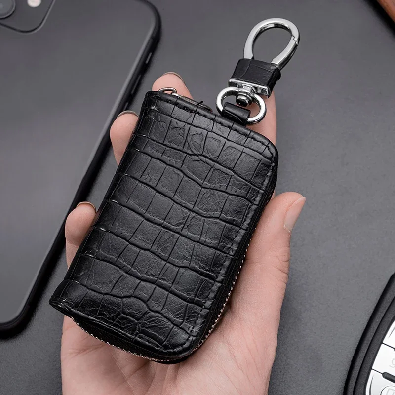 1PC 車のキーバッグビジネスユニバーサルワニプリント保護カ - Car Key Signal Blocker のレビューと価格