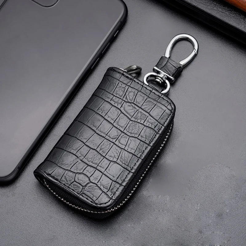1PC 車のキーバッグビジネスユニバーサルワニプリント保護カ - Car Key Signal Blocker のレビューと価格