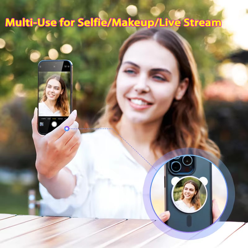   かわいいパンダ型マグネット式自撮りミラー、MagSafe - Car Dash Cam のレビューと価格
