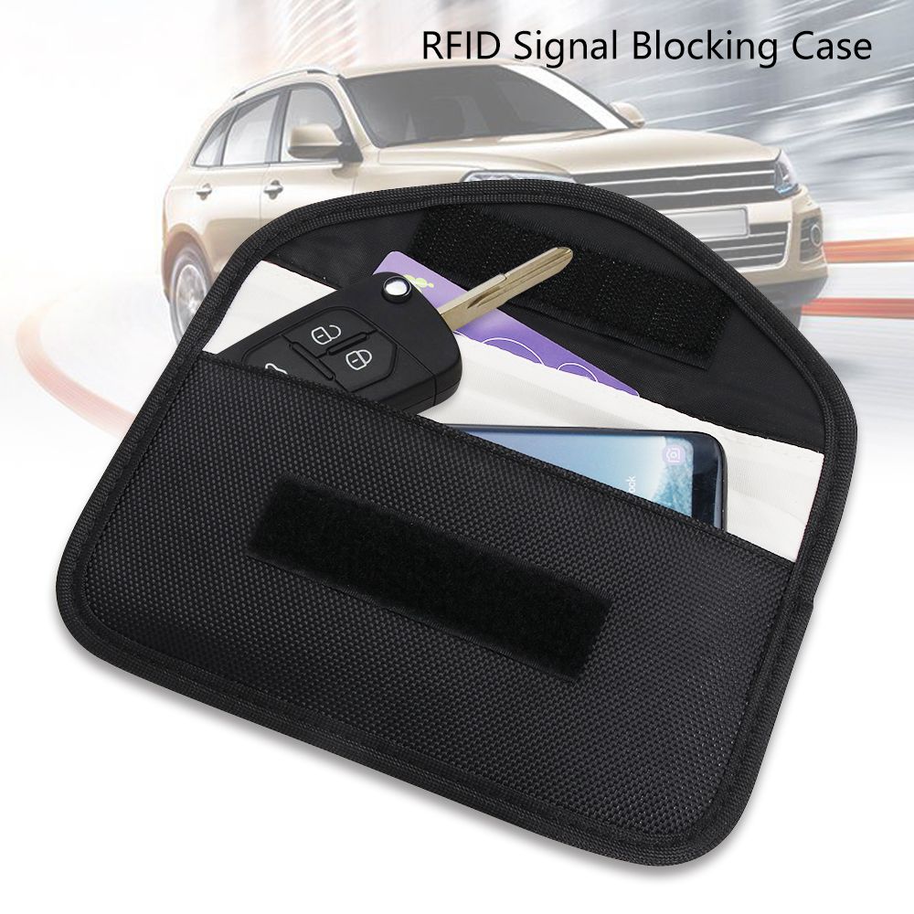 新しいブロッキングバッグキーレスRFIDファラデーケージフォ - Car Key Signal Blocker のレビューと価格
