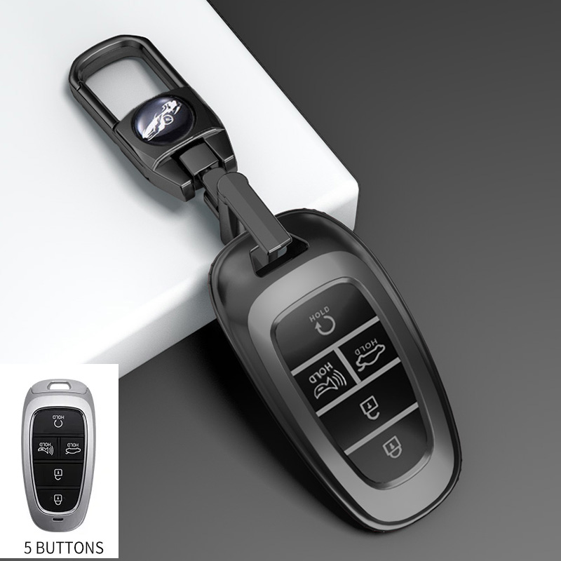 ヒュンダイ用TPUカーキーケース,新しい灰色のキーケース,s - Car Key Signal Blocker のレビューと価格
