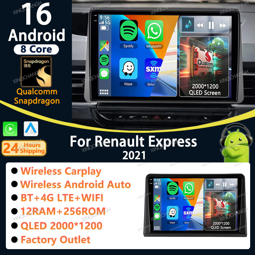 Android 16 カーラジオ Carplay対応 ルノー - Car Accessories In India のレビューと価格
