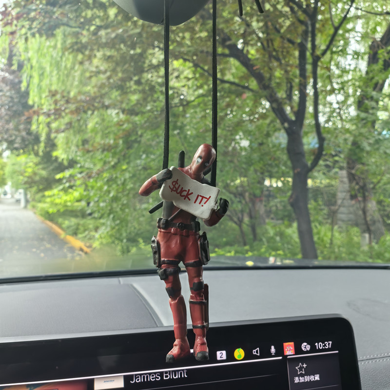 マーベルデッドプール車のバックミラーペンダント読書デッドプー - Car Accessories Mirror Hanging のレビューと価格