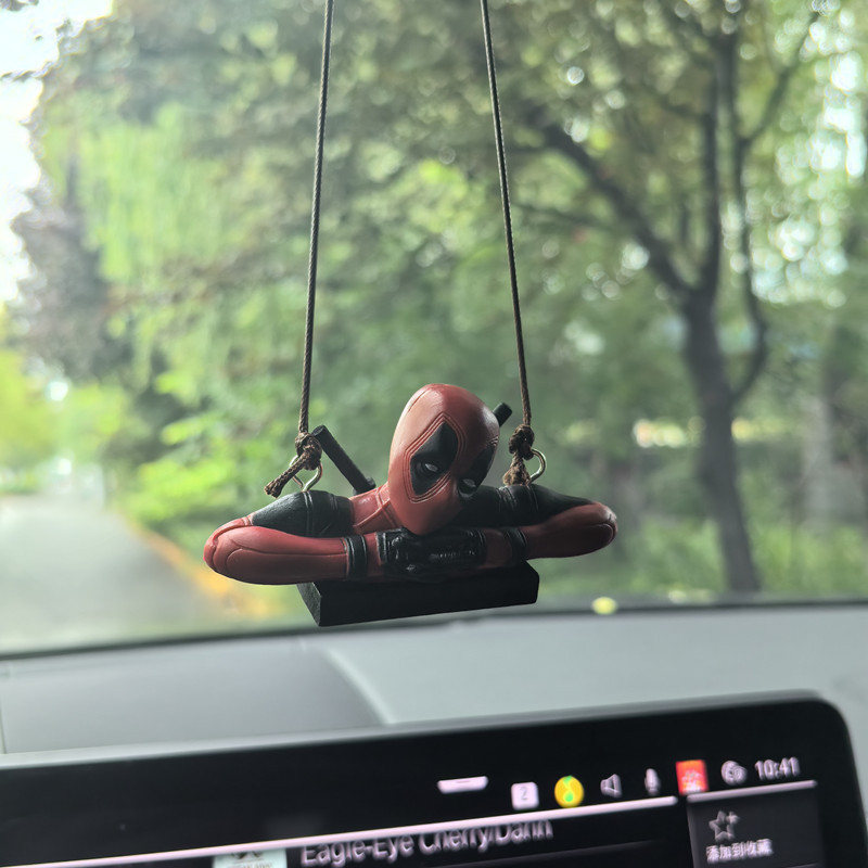 マーベルデッドプール車のバックミラーペンダント読書デッドプー - Car Accessories Mirror Hanging のレビューと価格
