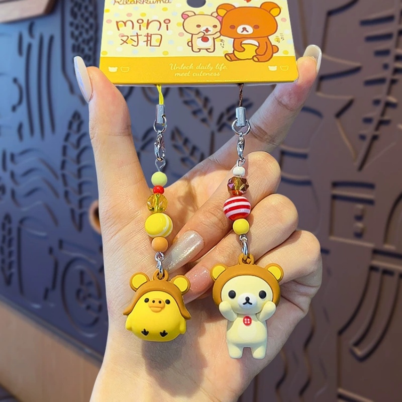 かわいいリラックマ コリラックマ キーホルダー ちょう結びビ - Car Accessories For Women のレビューと価格