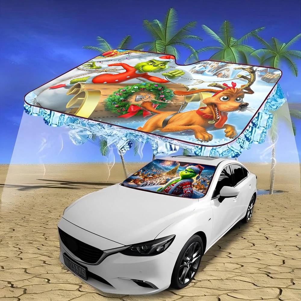 フィルム ザ・G-グリンチ C-クリスマス ウィンドシールド - Car Accessories Window のレビューと価格