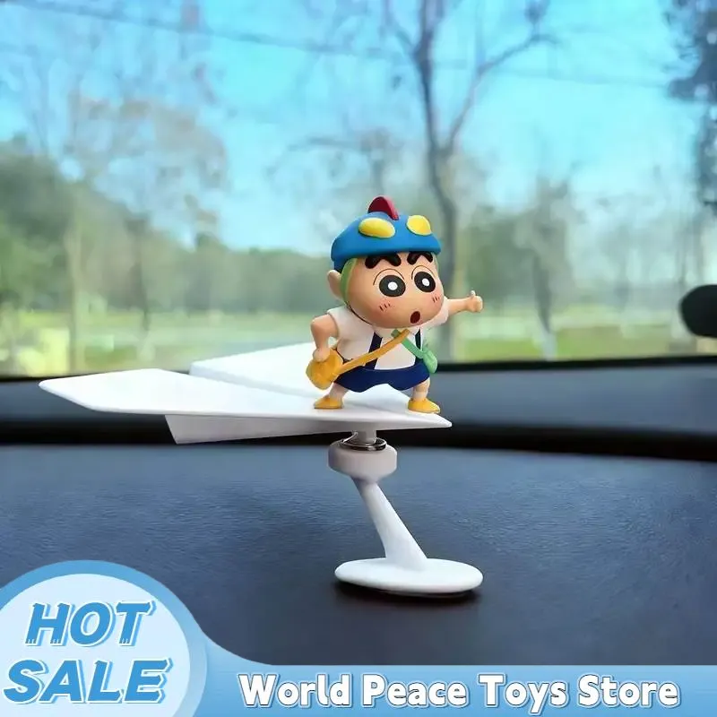回転航空機クレヨンしんちゃん車のダッシュボード装飾品自動車イ - Car Accessories For Inside のレビューと価格